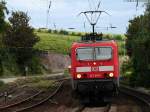 143 819-1 mit der RB 15524(Wiesbaden Hbf-Koblenz Hbf) bei ...