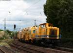 212 306-5 von DBG mit dem DBV 94700 (Babenhausen(Hes)-Linz(Rhein) in ...