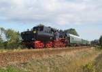 Dampfsonderzug mit BR 52 ...  Dieter Berger 13.09.2009