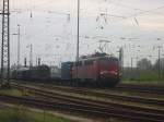 Hier ist die 140-858 auf dem Weg nach Mainz Hbf. ...