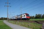 rabe-514-dtz Ein DTZ der Z�rcher S-Bahn verkehrte am 06.09.2009 als RE 3967 'GlarnerSprinter' von Z�rich nach Linthal. Hier zwischen Bilten und Ziegelbr�cke.