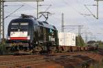 Die ES 64 U2-034 in Ashausen, am 06,09,09  ...