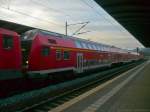 Und noch ein Bild vom RegionalBahn-Stau auf Gleis 5 in ...