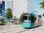 Stra�enbahn Wagen 247 auf der Linie 12 nach Bornheim, Burgstra�e; ...