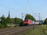 185 342-3 mit Containerzug ...  Korbinian Eckert 14.09.2009