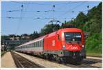 1116.193 (Manfred) mit dem OEC561. Tullnerbach-Pressbaum, 16.8.2009.  ...