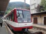 Steuerwagen 102 im Bahnhof Zell am See; 26.8.09  ...
