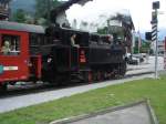 Dampflokomotive Nr. 5 im Bahnhof Zell am Ziller; 7.7.09  ...