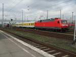 752 004-2 der DB Systemtechnik Minden(Westf.) mit einem Messzug in ... 752 004-2 der DB Systemtechnik Minden(Westf.) mit einem Messzug in ...