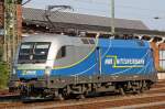 Die 1116 911-7 der MWB abgestellt in Stade, am 08,09,09 ...