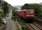 143 158 mit RB 15522, Wiesbaden Hbf-Koblenz Hbf, kurz vor ...