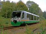 654 045 (VT45) als VBG83146 in Klingenthal, 16.9.09.  ...
