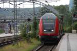 Kiel, 12.09.2009, ein Regionalexpress f�hrt in den Hauptbahnhof ein  ...