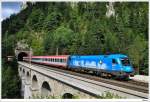 1016.023 (Kyoto) mit dem OIC534 (Lienz - Wien). Breitenstein/Krauselklause-Viadukt, 5.9.2009. ... 1016.023 (Kyoto) mit dem OIC534 (Lienz - Wien). Breitenstein/Krauselklause-Viadukt, 5.9.2009. ...