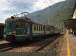 FS ALe 803 022 Triebzug steht in Tirano bereit, 11. ...