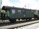 Personenwagen Bip (310-441) -DR- des Sonderzuges der MEF, Schwerin Hbf ...