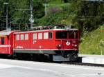 RhB - Ge 6/6 701 vor Schnellzug in Filisur am ...