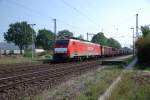 Die 189 082 donnert Richtung Betuwelijn, Empel Rees am 19/09/09. ...