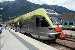 Der Stadler-Flirt ETR 150 002 am 12.9.2009 in Meran. Diese ... Der Stadler-Flirt ETR 150 002 am 12.9.2009 in Meran. Diese ...