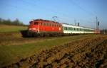 br-110-bugelfalte 10 424  bei Ebersbach ( Fils )  15.12.01