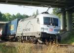 BR 182 Mein 200 !! fuhr die 182 004-2 Richtung S�den hinter Fulda am 19.09.2009