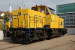 BR 214 Einen kurzen Augenblick Sonne nutzte ich auf den M�rklin-Tagen am 19. September 2009, und fertigte dieses Bild von 214 010-1 an, das zugleich mein 400. Bild auf bahnbilder.de ist.