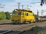 Bauzugeinsatze Ein Baufahrzeug von Balfour Beatty f�hrt am 18.09.'09 aus Lehrte aus