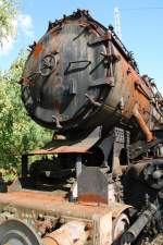 52 8013 am 12.09.09 im ehemaligen BW Falkenberg oberer Bahnhof. ...