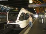 Thurbo RABe 526 704-2 am 19.9.09 in Winterthur als Gratis-Shuttlezug anl�sslich dem Tag der offenen T�r in der Unterhaltsanlage Oberwinterthur