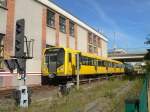 U-Bahn Berlin Ausfahrt aus der Loius-Lewin-Stra�e in Richtung H�now. 19.9.2009
