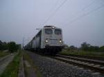 BR 139 139 177 von Lokomotion bringt einen Sonderzug Richtung Karlsruhe. Aufgenommen an der BK Basheide am 19.9.2009