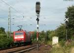 BR 145 145 003-0 mit KLV -> Norden am km 59,2 12.8.09
