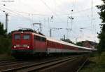 br-110-e-10 115 261-0 mit dem AZ 13373 (D�sseldorf-Alessandrio)  bei Geisenheim 12.8.09