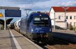 bitterfeld Die �berraschung des Tages: 183 500 der MGW rollt am 12.09.09 mit dem EGP-Zementzug durch Bitterfeld Richtung Halle.