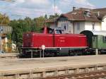 br-213-db-v10020-steilstreckenlok V100 2335 der NeSa in T�bingen auf dem Weg nach Horb beim Tag „Mobil ohne Auto“ am 20.09.2009