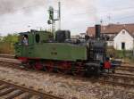 GES Gesellschaft zur Erhaltung von Schienenfahrzeugen Stuttgart e.V. Lok 11 der GES in N�rtingen beim umsetzen um danach wieder nach Neufen fahren zu k�nnen. Zum Jubil�um 150 Jahre Plochingen - Reutlingen (KBS 760) 20.09.2009.