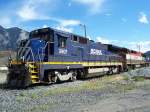 british-columbia-railway-bcrail 3907 der BCRAIL in Lillooet/British Columbia am 21.08.2008