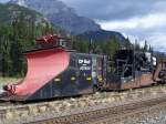 Canadian Pacific Railroad CP CP Rail Snowplow 400840 in Banff/Alberta am 27.08.2008