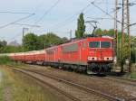 155 197-7 zieht am ...  Felix H�hne 21.09.2009