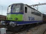 BLS Re 4/4 507 mit Fahrsimulator im F�hrerstand am Tag ...