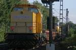 Diese EBW Cargo hing am 22.9.09 am Ende des Zuges ...