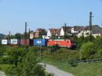 152 012-1 mit Containerzug ...  Korbinian Eckert 22.09.2009