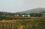 BoxXpress.de, am 18.09.2009 unterwegs Richtung Westen. Die Aufnahme entstand kurz ...