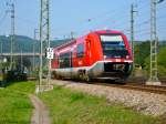 Walfisch 641 028 aus Arnstadt erreicht in wenigen Metern den ...