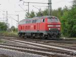 218 490-1 f�hrt am 25.09. 09 solo durch Lehrte  ...