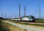Mit der Re 460 075 wagt sich mal wieder eine ...