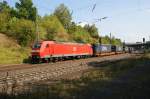 185 123-7 steht mit ...  Rene Starke 26.09.2009