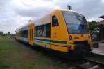 Neutrebbin (Landkreis Märkisch-Oderland), 23.09.2009, VT 650.68 als 0E60 nach Frankfurt ... Neutrebbin (Landkreis Märkisch-Oderland), 23.09.2009, VT 650.68 als 0E60 nach Frankfurt ...