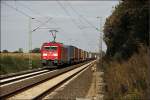 185 322 ist mit einem KLV Zug aus Schweden nach ... 185 322 ist mit einem KLV Zug aus Schweden nach ...
