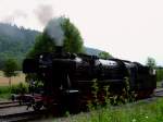 Die BR 50 2988 der Wutachtalbahn hier beim Umsetzen im ... Die BR 50 2988 der Wutachtalbahn hier beim Umsetzen im ...